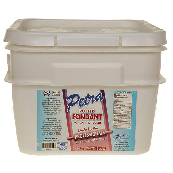 PETRA - WHITE FONDANT 10KG