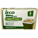 IECO - COMPOSTABLE BIN LINERS 24x6 EA