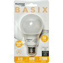 BASIX - LED 40W WARM WHITE LIGHT BULB 12x EA