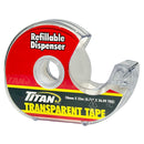 VLB - TRANSPARENT TAPE IN DISPENSER 18MMX33M 24x EA
