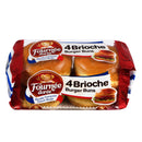 LA FOURNEE DOREE - BRIOCHE BURGER BUNS 200GR