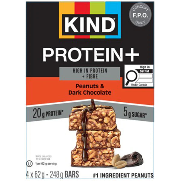 KIND - PROTEIN PEANUTS & DARK CHOCOLATE 6x12x62 GR