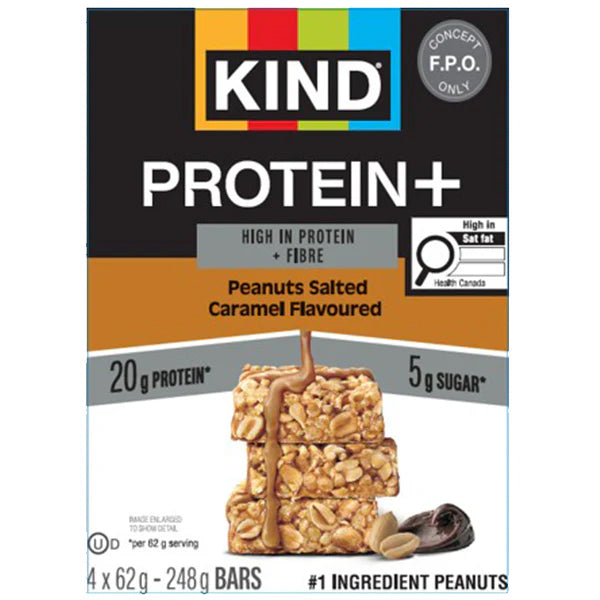 KIND - PROTEIN PEANUTS SALTED CARAMEL 6x12x62 GR