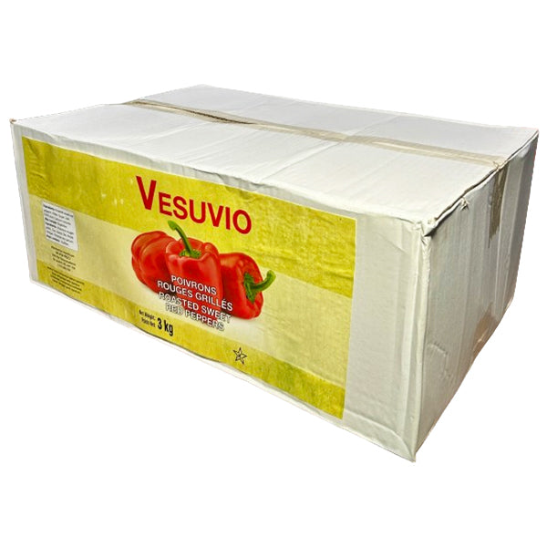 VESUVIO - ROASTED SWEET RED PEPPERS 6x3.2 KG