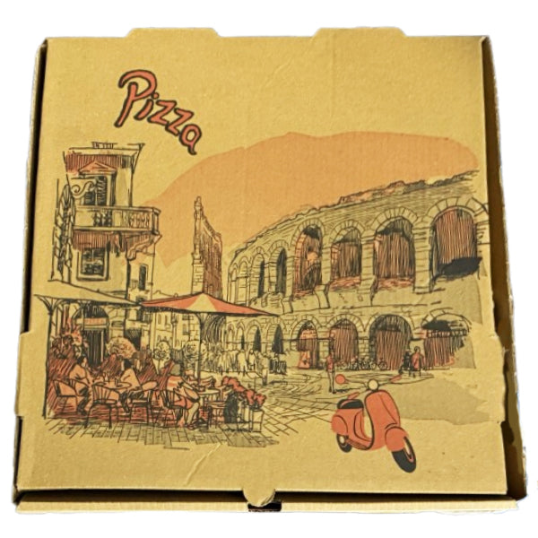 PAPER EVO - 12IN PRINTED PIZZA BOX 50UN