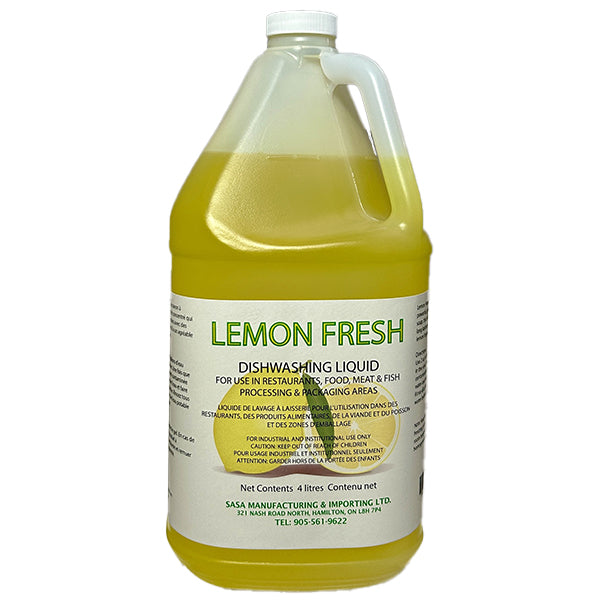 LEMON FRESH - DISH DETERGENT 4LT