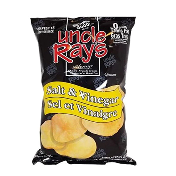 UNCLE RAYS - SALT AND VINEGAR CHIPS 130GR