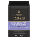 TAYLORS OF HARROGATE - EARL GREY TEA  50GR 20 PK