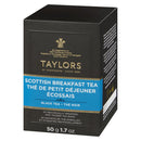 TAYLORS OF HARROGATE - SCOTTISH BREAKFAST TEA  50GR 20 PK