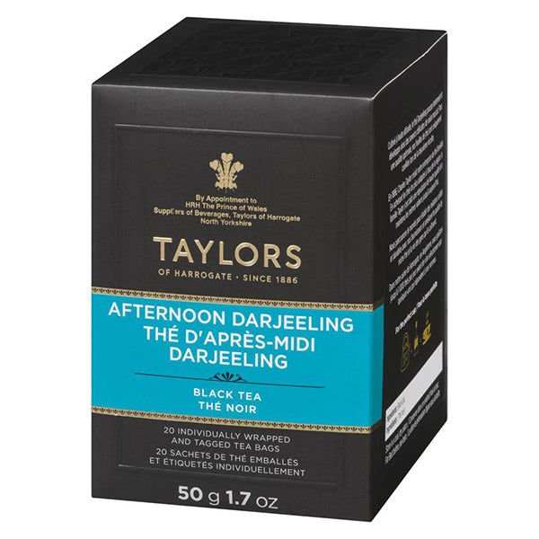 TAYLORS OF HARROGATE - AFTERNOON DARJEELING TEA 20 PK