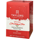 TAYLORS OF HARROGATE - SPICED CHRISTMAS TEA BAGS 50GR