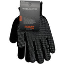 ZORAN - GRAY AND BLACK DOTTED WORKING GLOVES EA