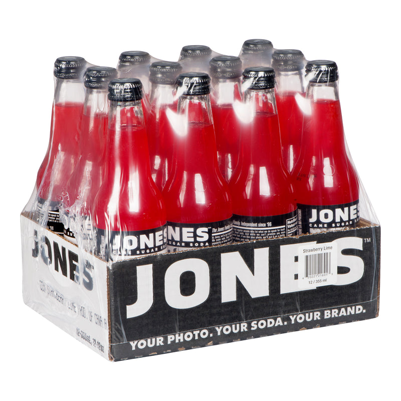 JONES SODA - STRAWBERRY/LIME GB 12x355ML