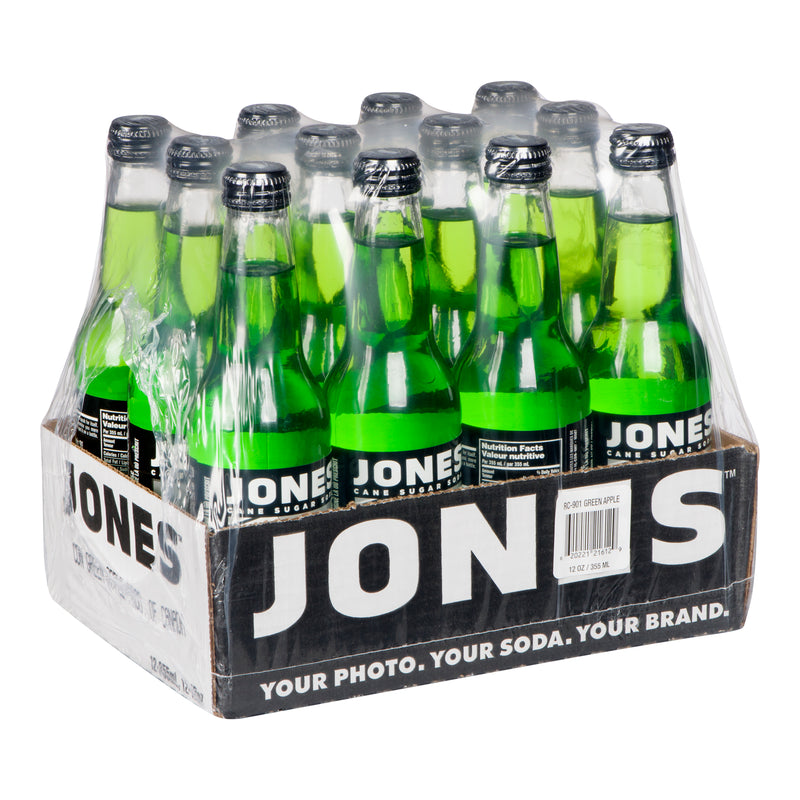 JONES SODA - GREEN APPLE GB 12x355ML