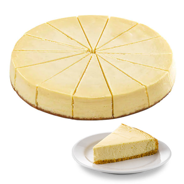ELITE SWEETS - CHEESECAKE 10IN PLAIN SLICED 1KG
