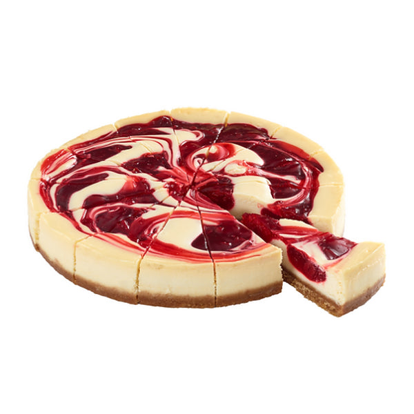 ELITE SWEETS - CHEESECAKE CHERRY SWIRL SLICED 1EA