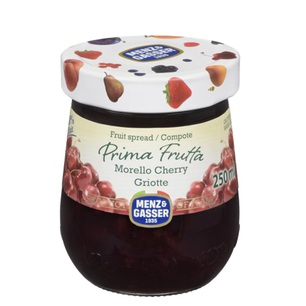 MENZ & GASSER - MORELLO CHERRY FRUIT SPREAD 250GR