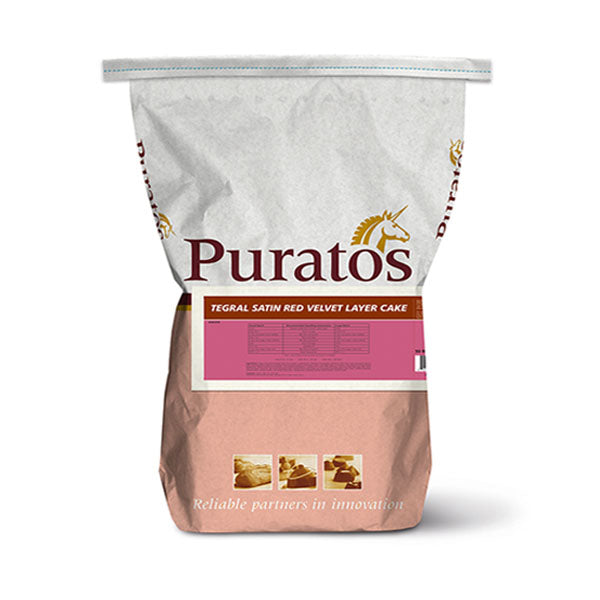 PURATOS - SATIN RED VELVET CAKE MIX 20KG