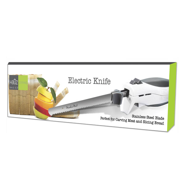 HAUZ - ELECTRIC WHITE KNIFE STAINLESS  STEEL BLADE EA