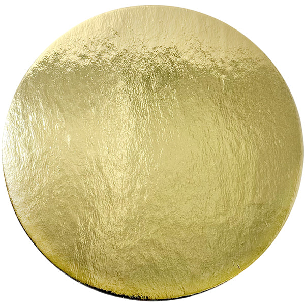 ENJAY - 7" GOLD/SILVER CAKE BOARD STRAIGHT EDGE ROUND 135CT