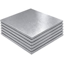 ENJAY - 8"SQUARE X 1/2" SILVER DRUM CAKE BOARD 12EA