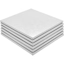 ENJAY - 8" SQUARE X 1/2" WHITE DRUM CAKE BOARD 12EA
