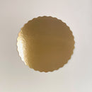 ENJAY - LIGHT GOLD SCALLOPED CAKE BOARD 10in 100EA