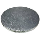 ENJAY - 12"ROUND X 1/2" SILVER DRUM CAKE BOARD 12CT