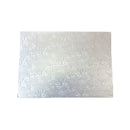 ENJAY - 9 ¾"x 13 ¼" SILVER CAKE BOARD 24EA