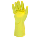 SAFETY ZONE - YELLOW LATEX GLOVES M 1PK