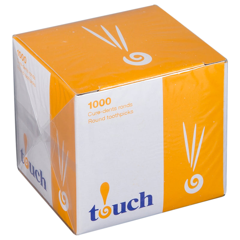 TOUCH - TOOTHPICKS ROUND REGULAR 1000EA