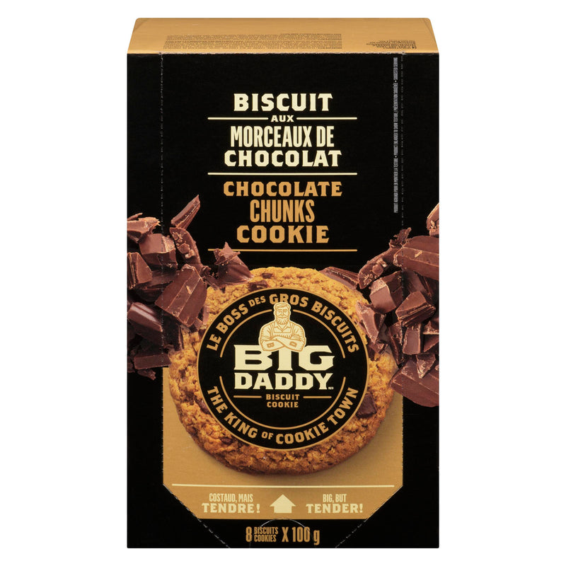 BIG DADDY - CHOCOLATE CHUNKS 8x100 GR