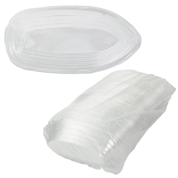 HY PAX - 12oz CLEAR PS BANANA BOAT 125 CT