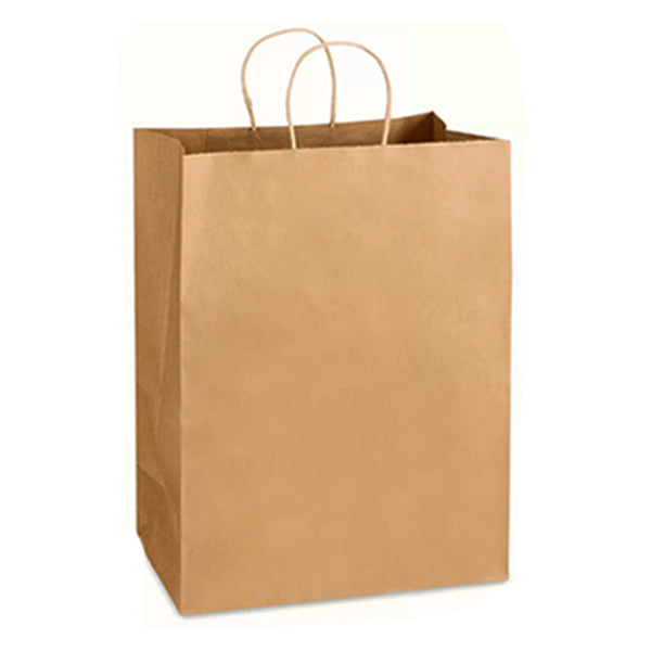 MAHER PRODUCTS - KRAFT PAPER HANDLE BAG 13x7x17 250 CT