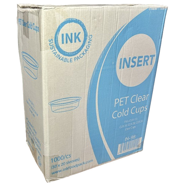 MAHER - PET INSERT 3OZ FOR 12/16/20OZ 20x50 CT