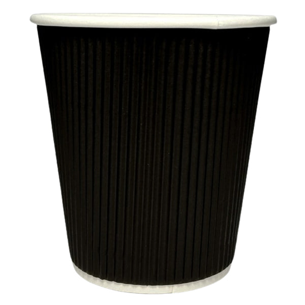 MAHER PRODUCTS - 16oz BLACK RIPPLE WALL CUP 20x25 CT