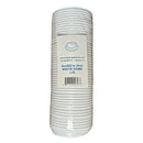 MAHER - DOME LIDS WHITE 8-24OZ 50 PK