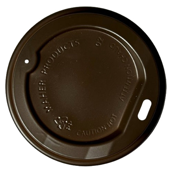 MAHER PRODUCTS - DOME LIDS BROWN 10OZ-20OZ 50 PK