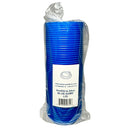 MAHER PRODUCTS - DOME LIDS BLUE 8-24OZ 50 PK