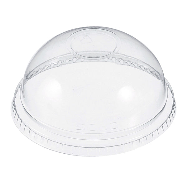 MAHER - NO-HOLE CLEAR DOME LIDS FOR CUP 98mm 50PK