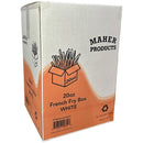 MAHER - FRENCH FRY BOX WHITE 20oz 10x50 PK