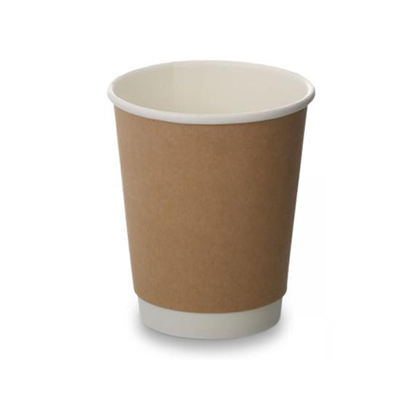 MAHER PRODUCTS - 10oz BROWN DOUBLE WALL CUP 25 PK