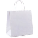 MAHER - 13x7x17 WHITE ROPE HANDLE PAPER BAG 250EA