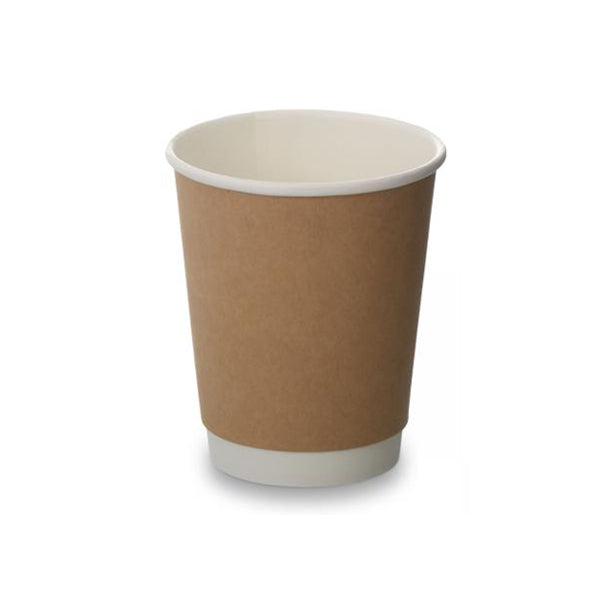 MAHER - 8oz BROWN DOUBLE WALL CUP 20x25 EA