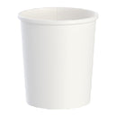 MAHER - 32oz WHITE FOOD CONTAINER DOUBLE COATED 25 PK
