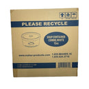 MAHER - 12oz WHITE SOUP CONTAINER COMBO DOUBLE COATED 250 PK