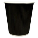 MAHER PRODUCTS - 16oz BLACK RIPPLE WALL CUP 25 PK