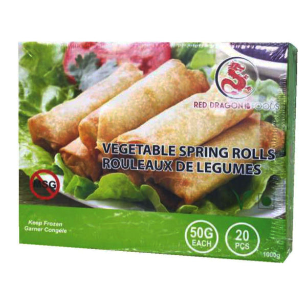 RED DRAGON - VEGGIE SPRING ROLL (NO MSG) 10x40x25 GR