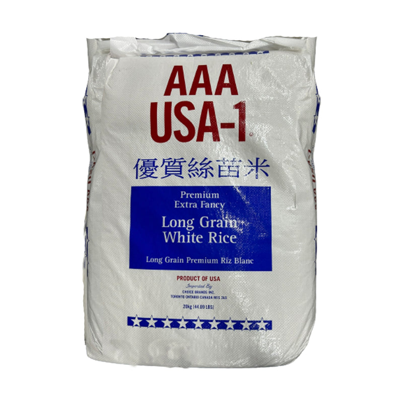 AAA - USA 1 WHITE LONG GRAIN RICE 20KG