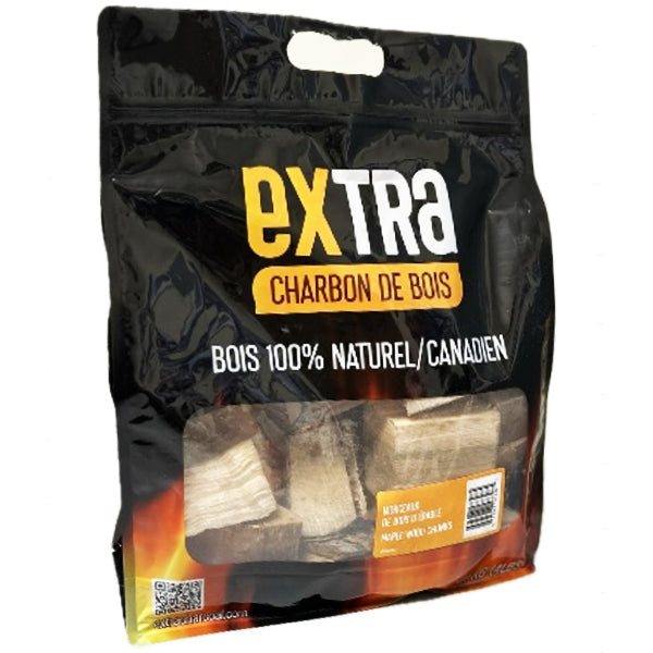 EXTRA CHARCOAL - MAPLE WOOD CHUNKS 1.81 KG